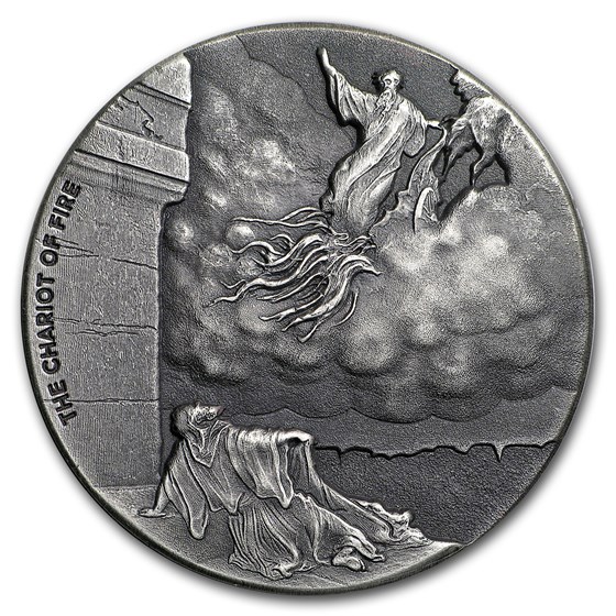 2018 2 oz Silver Coin - Biblical Series (Chariot of Fire) 2018 2 oz Silver Coin - Biblical Series (Chariot of Fire)