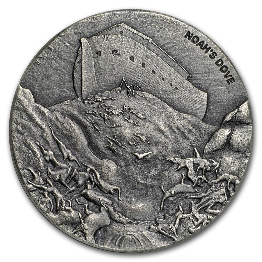 2018 2 oz Silver Coin - Biblical Series (Noah's Dove)