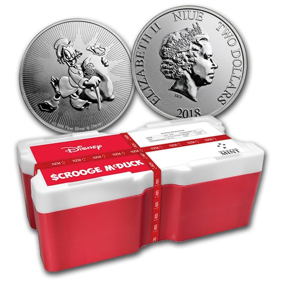 2018 250-Coin 1 oz Silver $2 Disney Scrooge McDuck Monster Box 2018 250-Coin 1 oz Silver $2 Disney Scrooge McDuck Monster Box