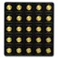 2018 25x 1 gram Gold Maple Leafs Maplegram25™ (In Assay Sleeve)