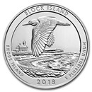 2018 5 oz Silver ATB Block Island National Wildlife Refuge, RI
