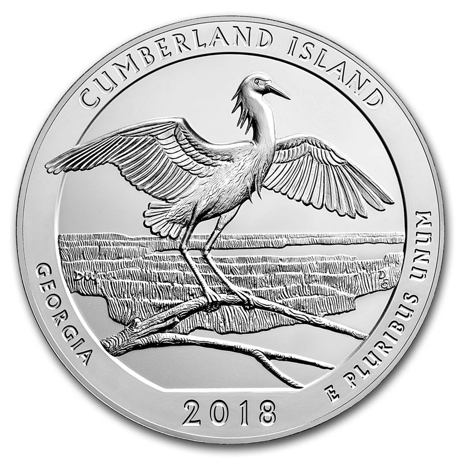 2018 5 oz Silver ATB Cumberland Island National Seashore, GA
