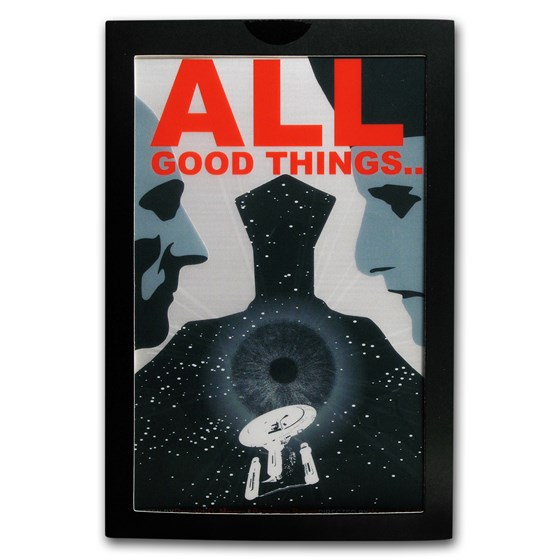 2018 5g Silver $1 Star Trek: Next Generation All Good Things 2018 5g Silver $1 Star Trek: Next Generation All Good Things