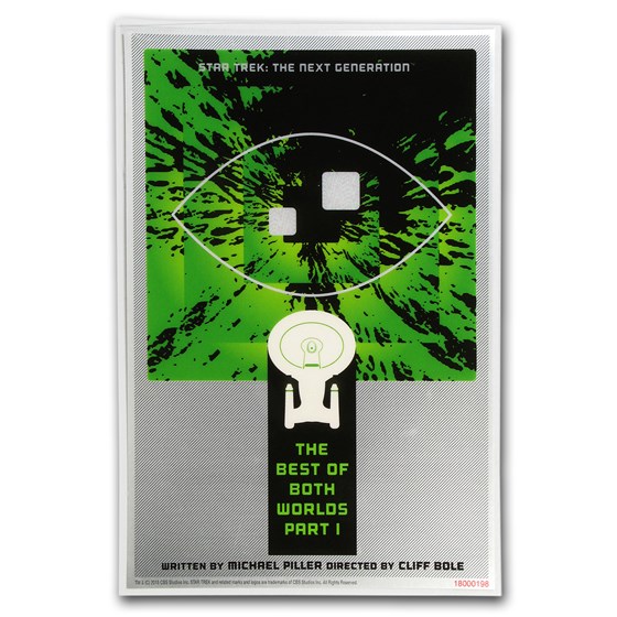 2018 5g Silver $1 Star Trek: Next Generation Best of Both Worlds 2018 5g Silver $1 Star Trek: Next Generation Best of Both Worlds