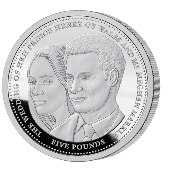 2018 Alderney 1 oz Silver Royal Wedding (w/Box & COA) 2018 Alderney 1 oz Silver Royal Wedding (w/Box & COA)