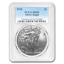2018 American Silver Eagle MS-69 PCGS