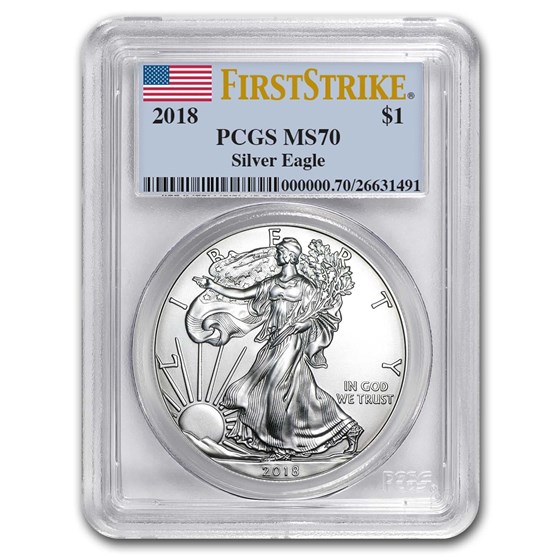 2018 American Silver Eagle MS-70 PCGS (FirstStrike®)
