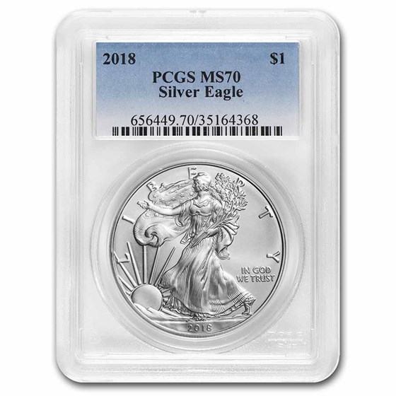 2018 American Silver Eagle MS-70 PCGS 2018 American Silver Eagle MS-70 PCGS