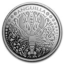 2018 Anguilla 1 oz Silver Lobster BU 2018 Anguilla 1 oz Silver Lobster BU
