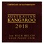 2018 AUS 2 oz Gold Kangaroo High Relief PR-70 DCAM PCGS