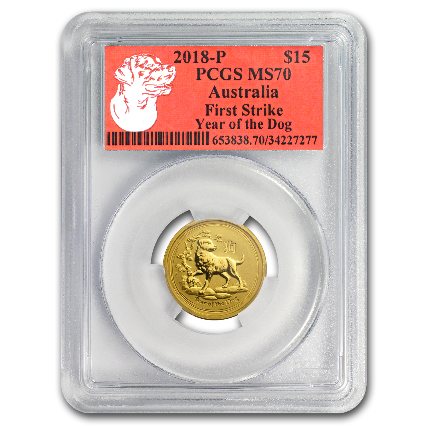 2018年オーストラリアカンガルーPCGS MS70 EARLYISSUE 2018-P