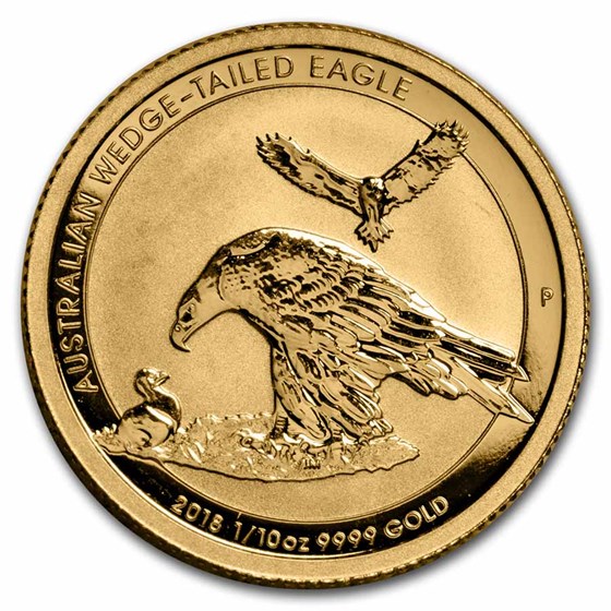 2018 Australia 1/10 oz Gold Wedge Tailed Eagle 2018 Australia 1/10 oz Gold Wedge Tailed Eagle