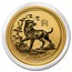 2018 Australia 1/2 oz Gold Lunar Dog BU