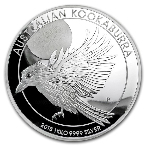 2018 Australia 1 kilo Silver Kookaburra Proof 2018 Australia 1 kilo Silver Kookaburra Proof