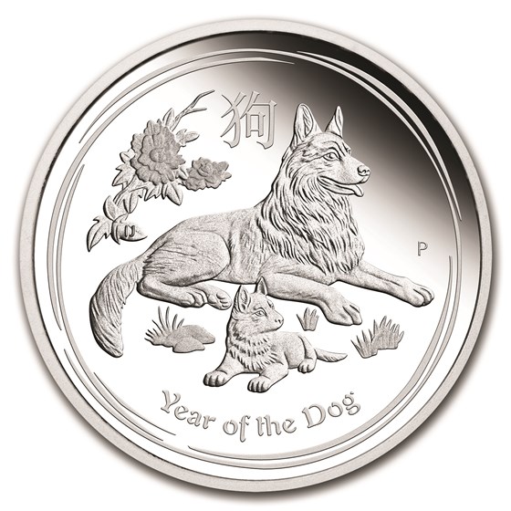 2018 Australia 1 kilo Silver Lunar Dog Proof (w/Box & COA) 2018 Australia 1 kilo Silver Lunar Dog Proof (w/Box & COA)