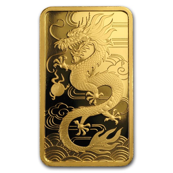 2018 Australia 1 oz Gold Dragon Proof