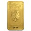 2018 Australia 1 oz Gold Dragon Rectangular Coin BU