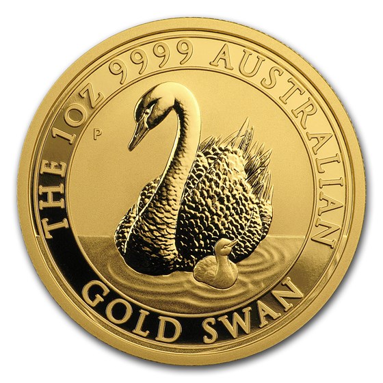2018 Australia 1 oz Gold Swan BU 2018 Australia 1 oz Gold Swan BU