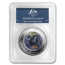 2018 Australia 1 oz Silver $5 Domed The Earth PR-70 PCGS (FS)