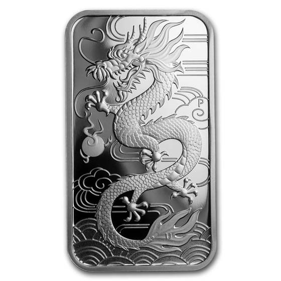 2018 Australia 1 oz Silver Dragon Proof (no outer box)