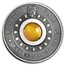2018 Australia 1 oz Silver Good Luck Rotating Charm (Antiqued)
