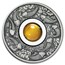 2018 Australia 1 oz Silver Good Luck Rotating Charm (Antiqued)