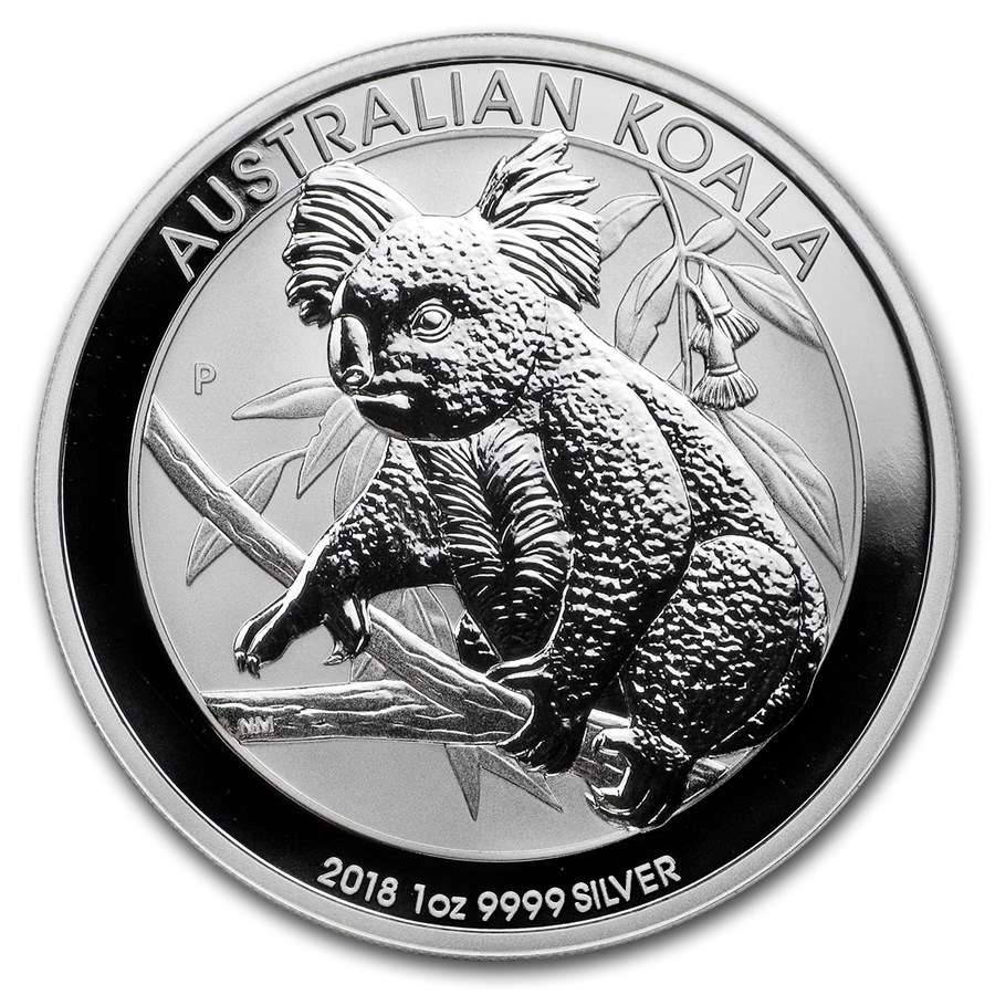 2018 Australia 1 oz Silver Koala BU