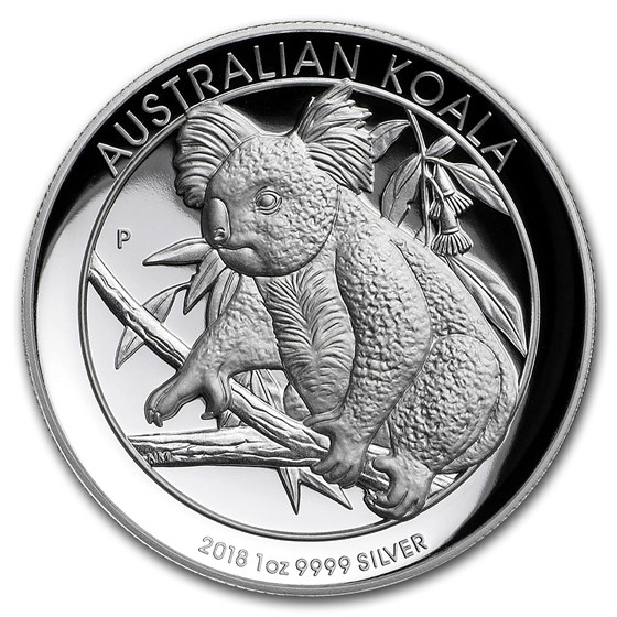 2018 Australia 1 oz Silver Koala Proof (High Relief, w/Box & COA) 2018 Australia 1 oz Silver Koala Proof (High Relief, w/Box & COA)