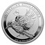 2018 Australia 1 oz Silver Kookaburra BU (Panda Privy)