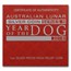 2018 Australia 1 oz Silver Lunar Dog Proof (HR, Box & COA)