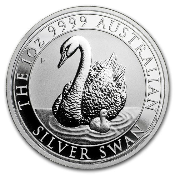2018 Australia 1 oz Silver Swan BU