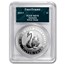 2018 Australia 1 oz Silver Swan MS-70 PCGS (FS, Swan Label)