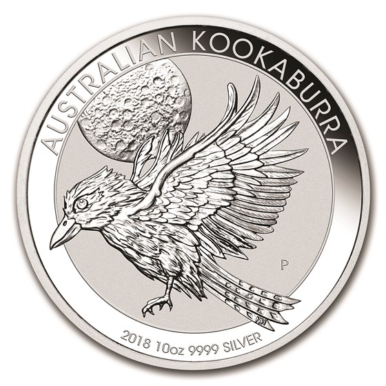 2018 Australia 10 oz Silver Kookaburra BU