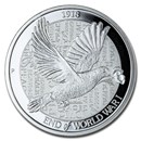 2018 Australia 2 oz Silver $2 The End of WWI