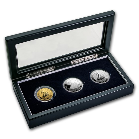 2018 Australia Swan 3-Coin Set BU/Proof 2018 Australia Swan 3-Coin Set BU/Proof