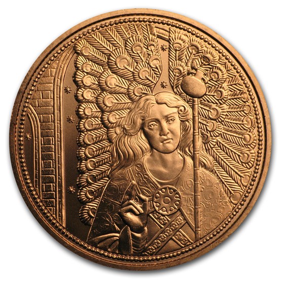 2018 Austria Copper €10 Guardian Angels (Raphael)