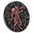 2018 BIOT 2 oz Silver High Relief Iridescent Minotaur