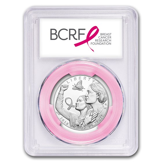 2018 Breast Cancer Awareness Clad Half PR-70 PCGS (FirstStrike®) 2018 Breast Cancer Awareness Clad Half PR-70 PCGS (FirstStrike®)
