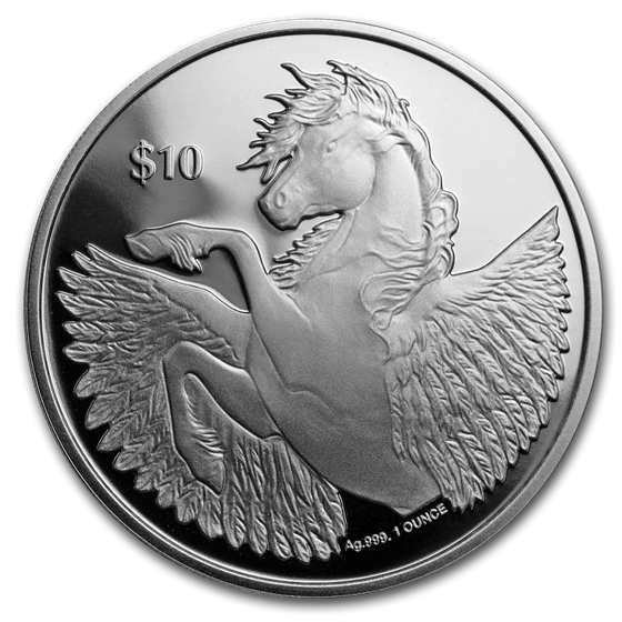 2018 British Virgin Islands 1 oz Proof Silver Pegasus 2018 British Virgin Islands 1 oz Proof Silver Pegasus