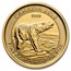 2018 Canada 1/10 oz Gold $5 Polar Bear BU