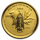 2018 Canada 1/10 oz Gold $5 Special Service Force BU