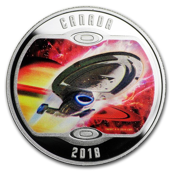2018 Canada 1/2 oz Silver Proof $10 Star Trek: Voyager 2018 Canada 1/2 oz Silver Proof $10 Star Trek: Voyager