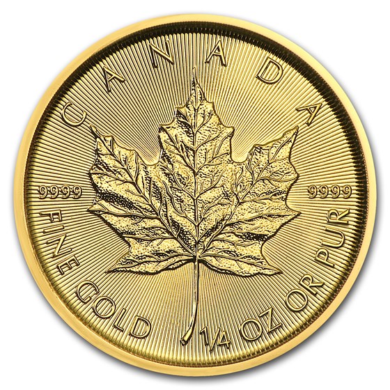 2018 Canada 1/4 oz Gold Maple Leaf BU 2018 Canada 1/4 oz Gold Maple Leaf BU