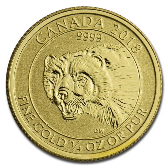 2018 Canada 1/4 oz Gold Wolverine BU 2018 Canada 1/4 oz Gold Wolverine BU