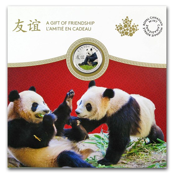 2018 Canada 1/4 oz Silver $8 Peaceful Panda 2018 Canada 1/4 oz Silver $8 Peaceful Panda