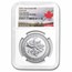 2018 Canada 1.5 oz Silver $8 SuperLeaf BU NGC ER Gem Unc