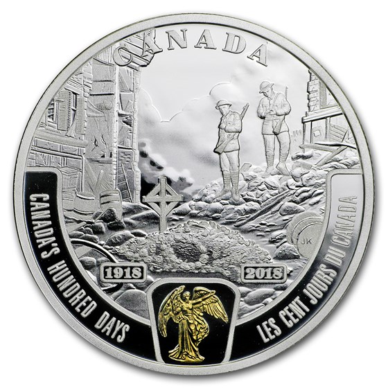 2018 Canada 1 oz Ag $20 WWI Battlefront Series: Canada's 100 Days 2018 Canada 1 oz Ag $20 WWI Battlefront Series: Canada's 100 Days