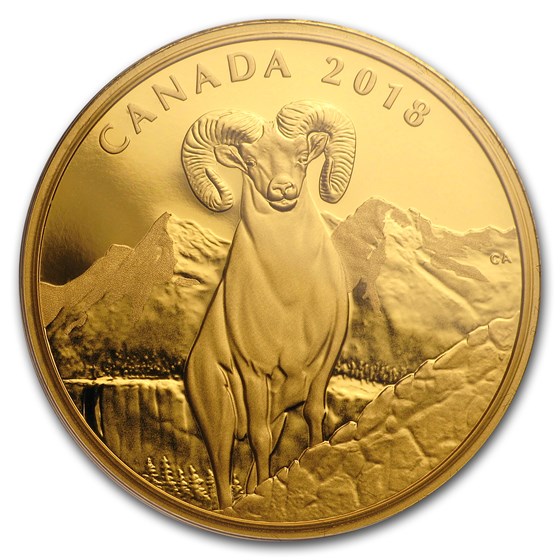 2018 Canada 1 oz Proof Gold $200 Bighorn Sheep 2018 Canada 1 oz Proof Gold $200 Bighorn Sheep
