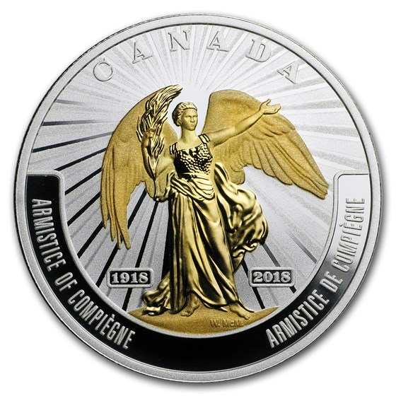 2018 Canada 1 oz Silver $20 WWI Battlefront Series: Armistice 2018 Canada 1 oz Silver $20 WWI Battlefront Series: Armistice