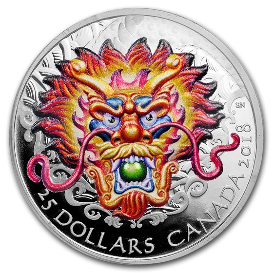 2018 Canada 1 oz Silver $25 Dragon Boat 2018 Canada 1 oz Silver $25 Dragon Boat